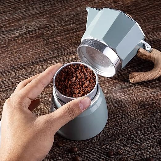 Caffesso Perkomio Espressokocher | Klassischer Percolator | Für Zuhause & Unterwegs | 150 ml / 300 ml