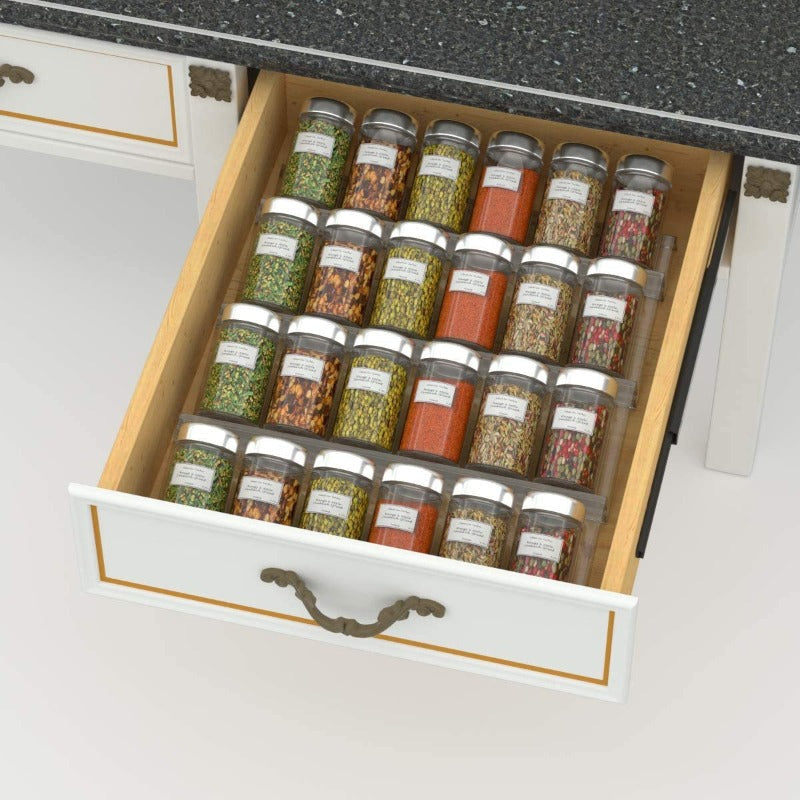ClearSpice – Der transparente Gewürz-Organizer für mehr Platz & Ordnung!