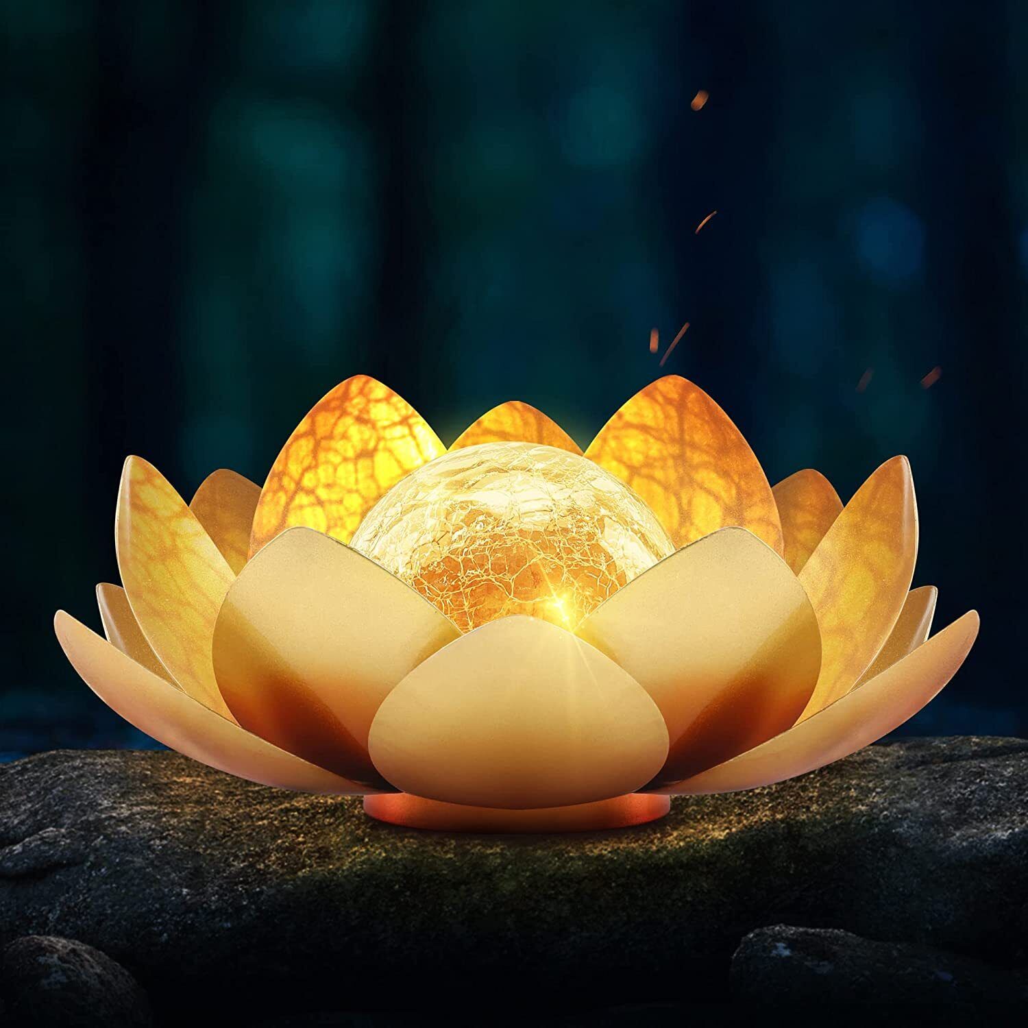 1+1 GRATIS | SolarLotus - Solarbetriebene Lotus-Leuchte