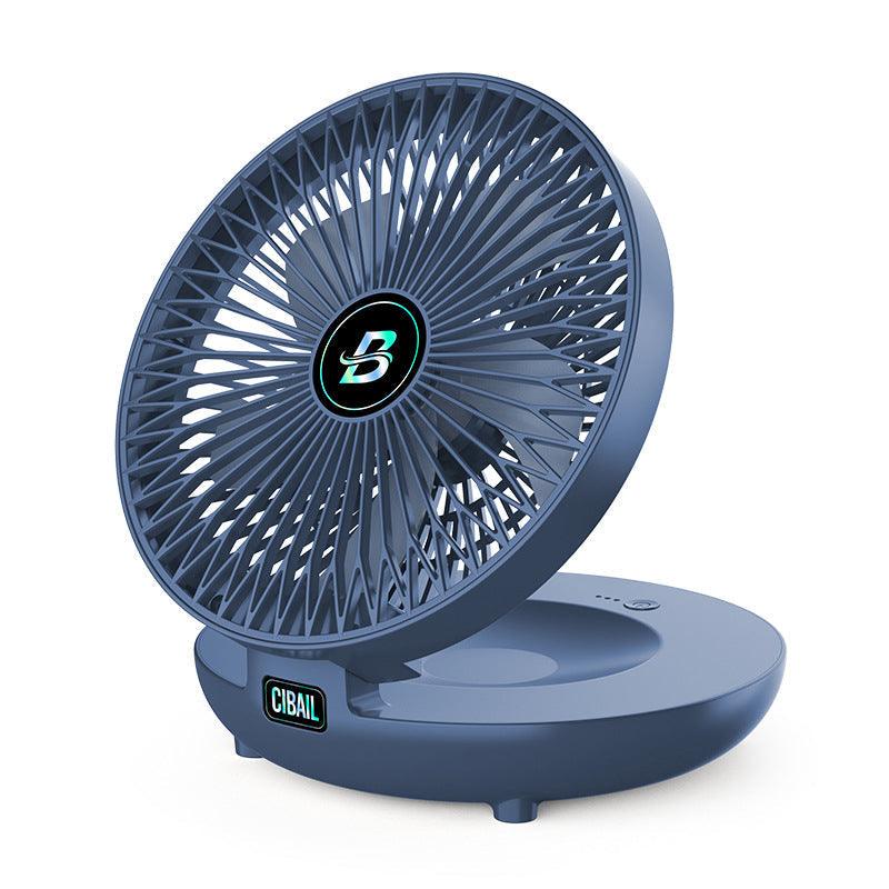 BriseFlex Faltbarer Tisch- & Wandventilator | Kabellos & Flüsterleise | 3 Geschwindigkeiten | Wiederaufladbar