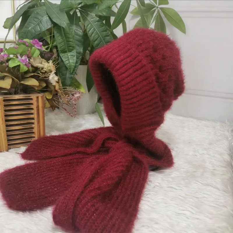 1+1 GRATIS | ScarfBeanie - Damenschal und Beanie-Mütze in einem