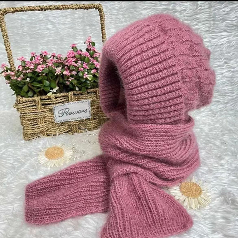 1+1 GRATIS | ScarfBeanie - Damenschal und Beanie-Mütze in einem