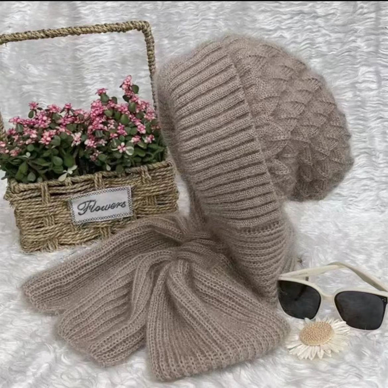 1+1 GRATIS | ScarfBeanie - Damenschal und Beanie-Mütze in einem