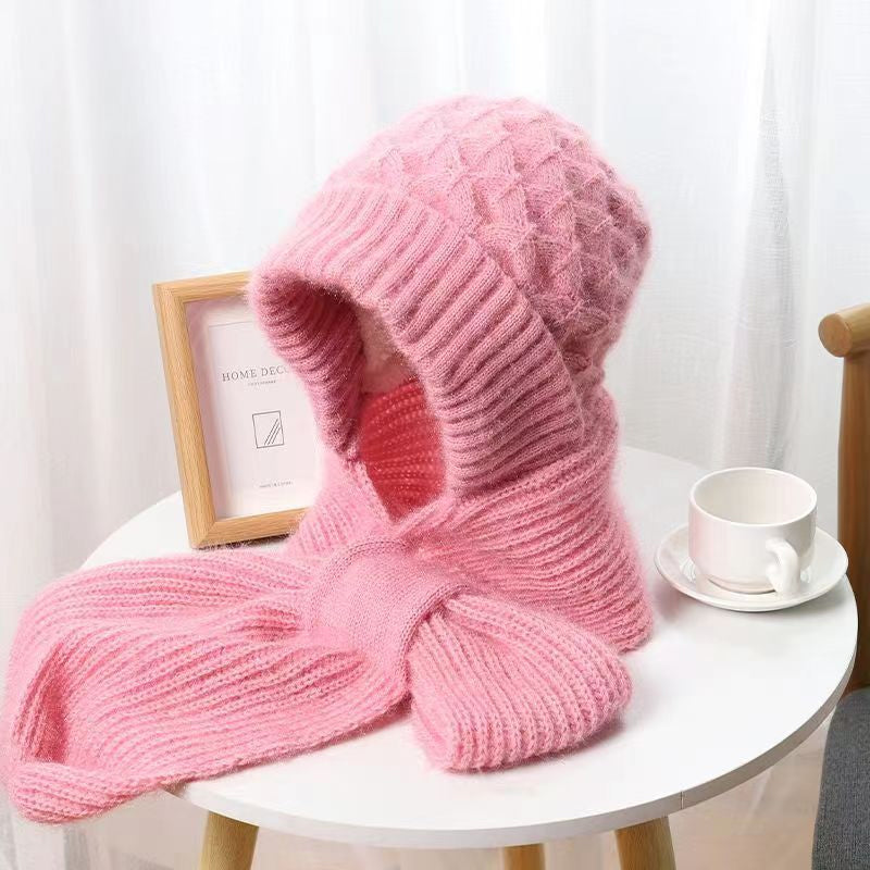 1+1 GRATIS | ScarfBeanie - Damenschal und Beanie-Mütze in einem