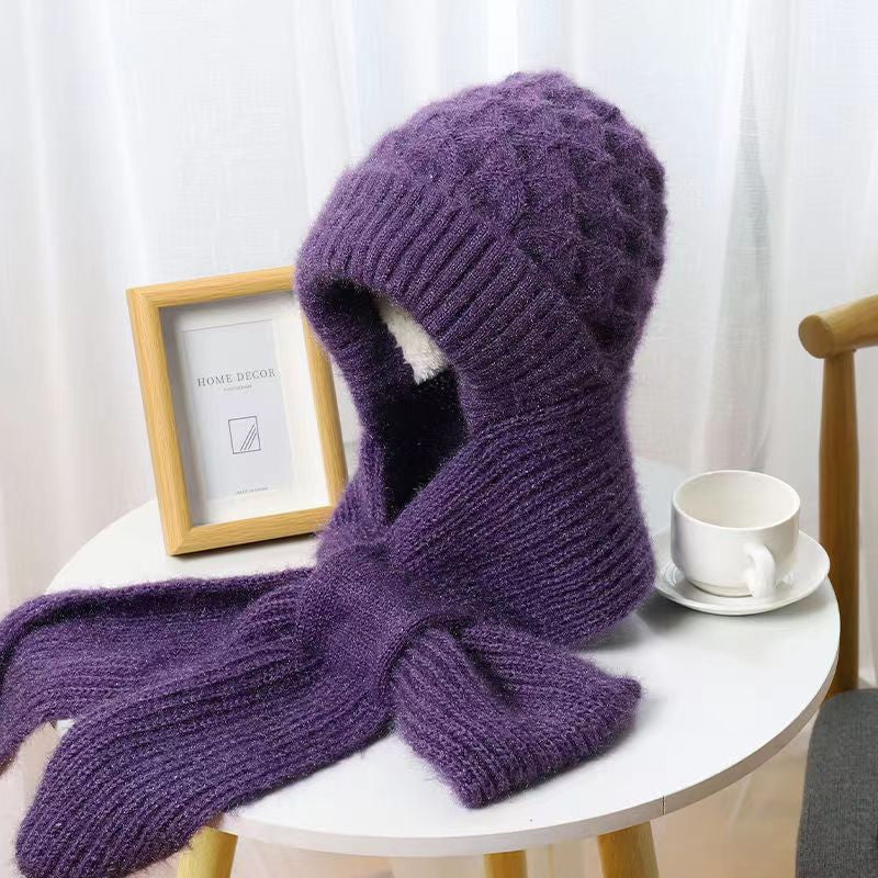 1+1 GRATIS | ScarfBeanie - Damenschal und Beanie-Mütze in einem